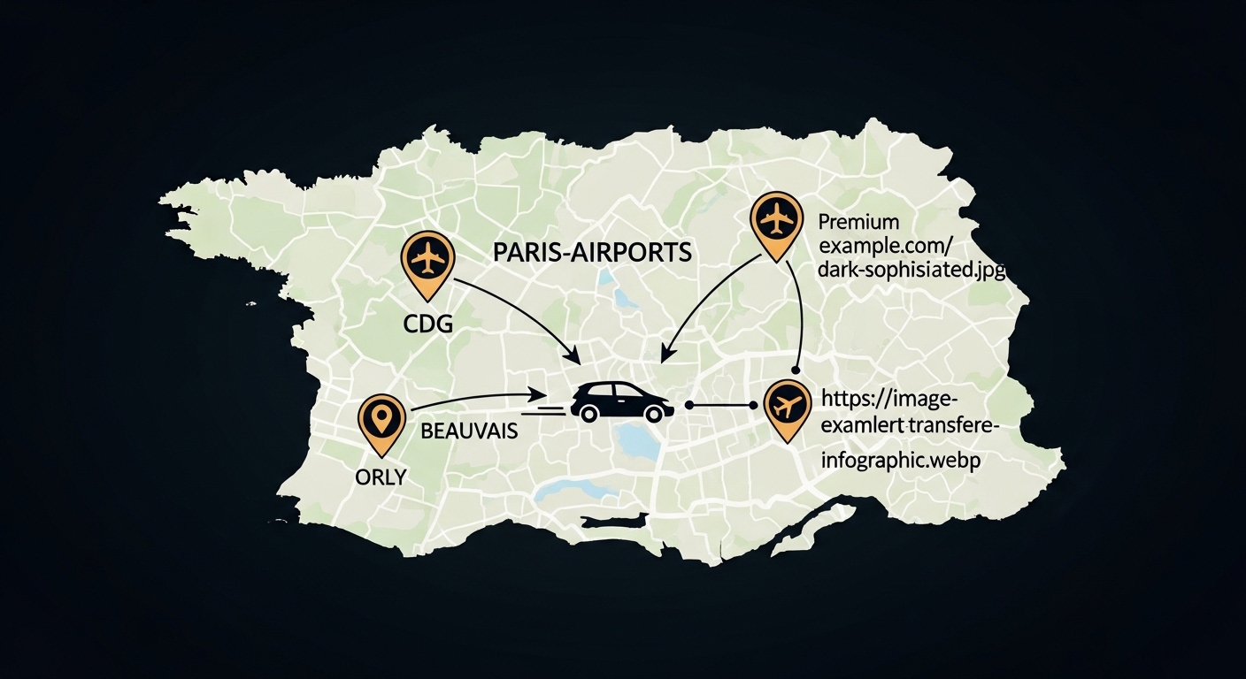 Transfert Inter-Aéroports Paris CDG Orly Beauvais — VTC Prix Fixe